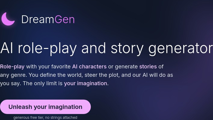 DreamGen AI工具Logo - Compagni Virtuali AI